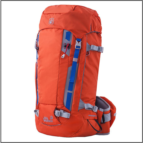 Balo jack-wolfskin-mountaineer-36 Red